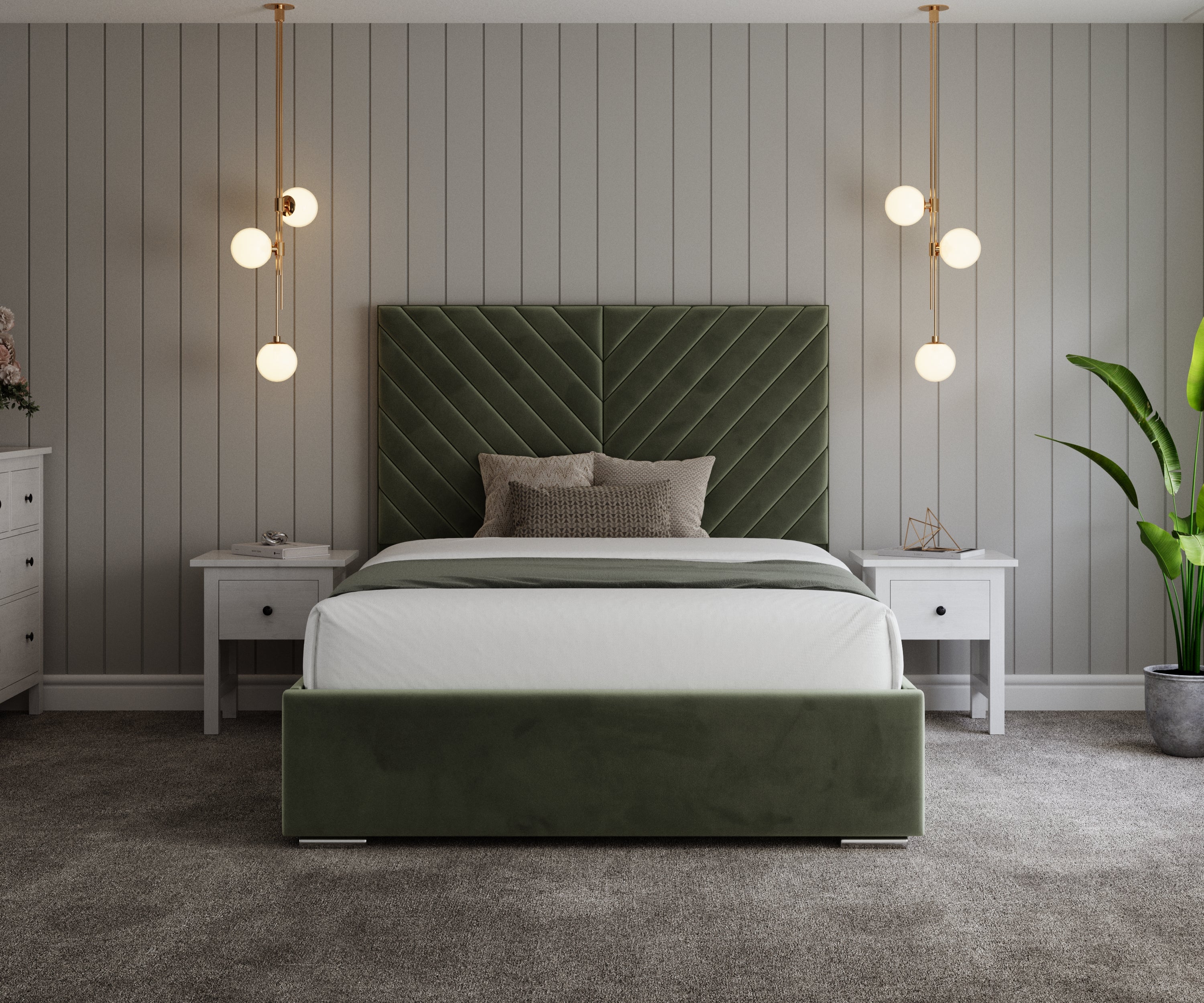 Mona Lisa Upholstered Bed