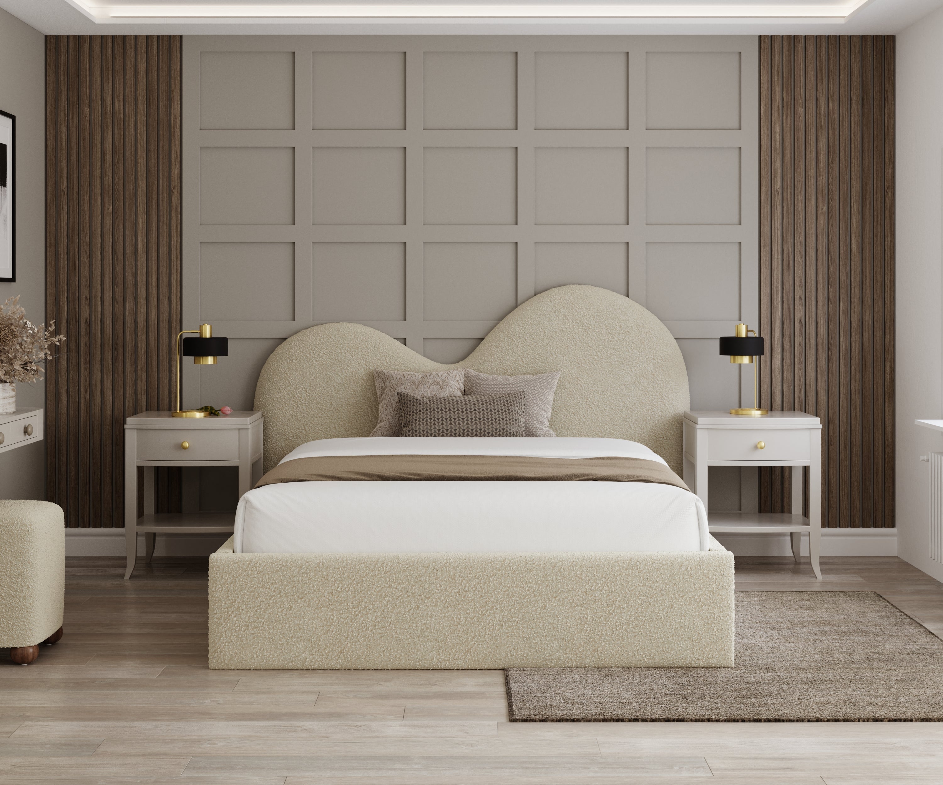 Jasmine Upholstered Bed