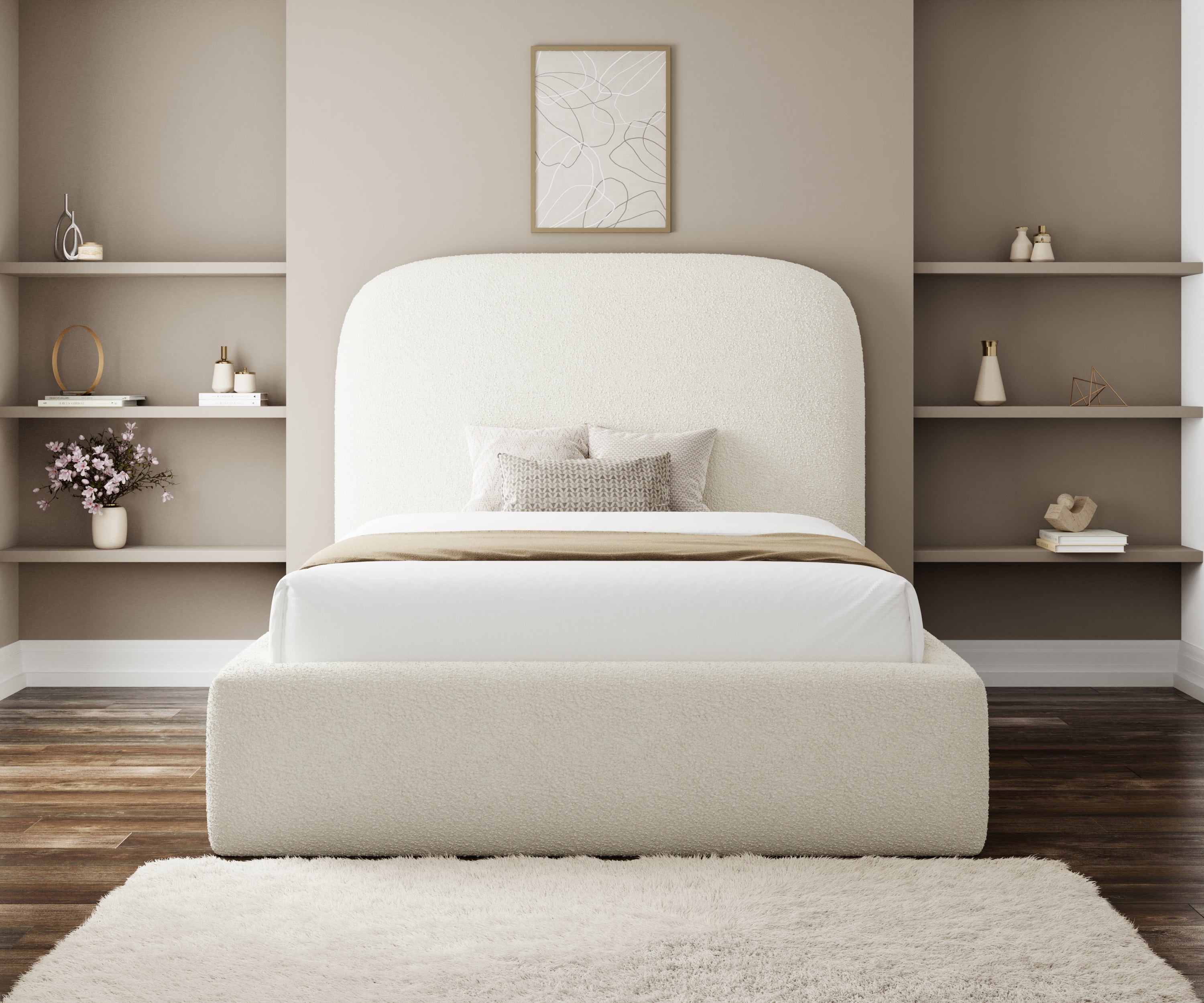 Zurich Bouclé Bed