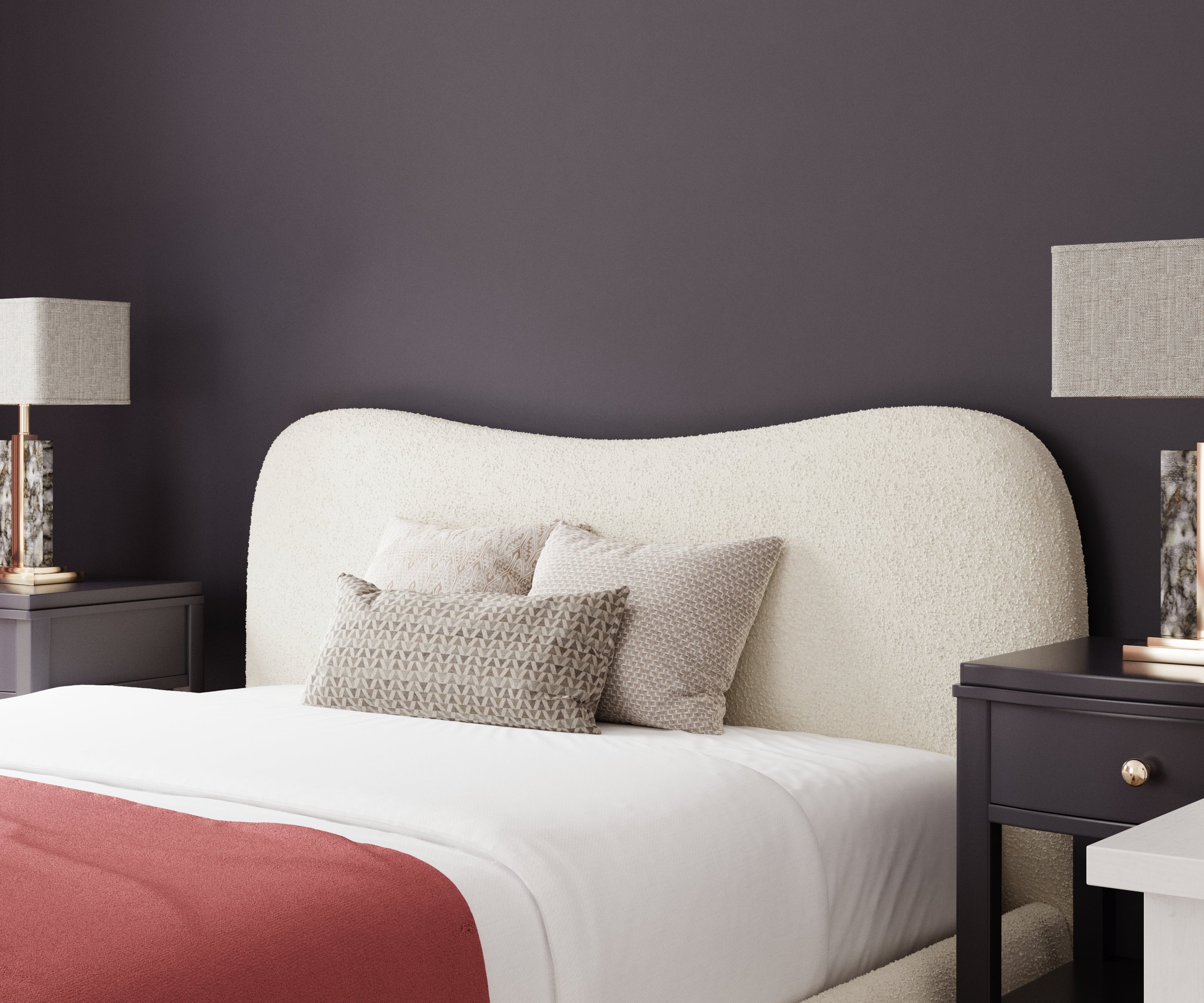 Madison Bouclé Bed
