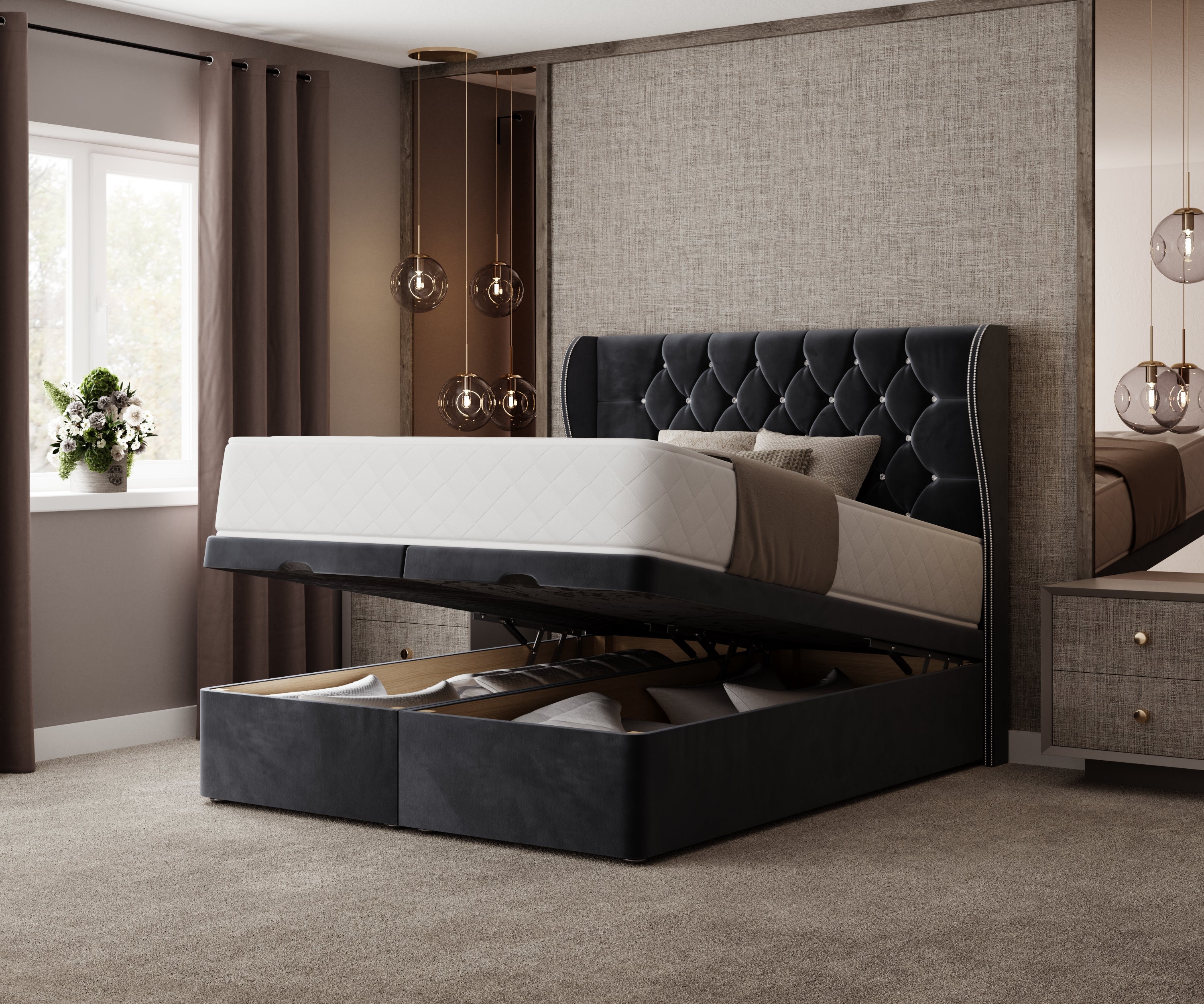 Velmora Ottoman Divan Bed