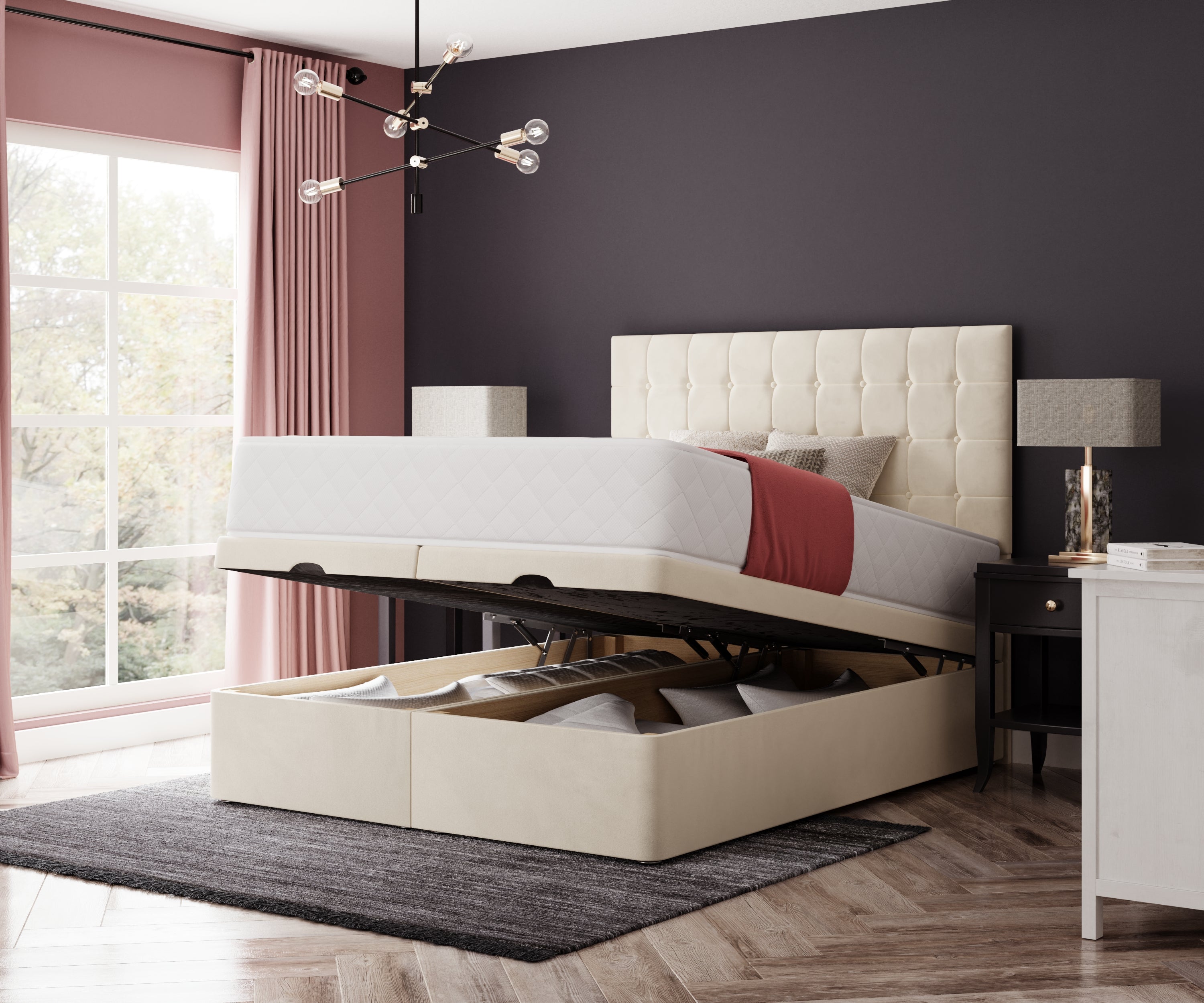 Arvello Ottoman Divan Bed